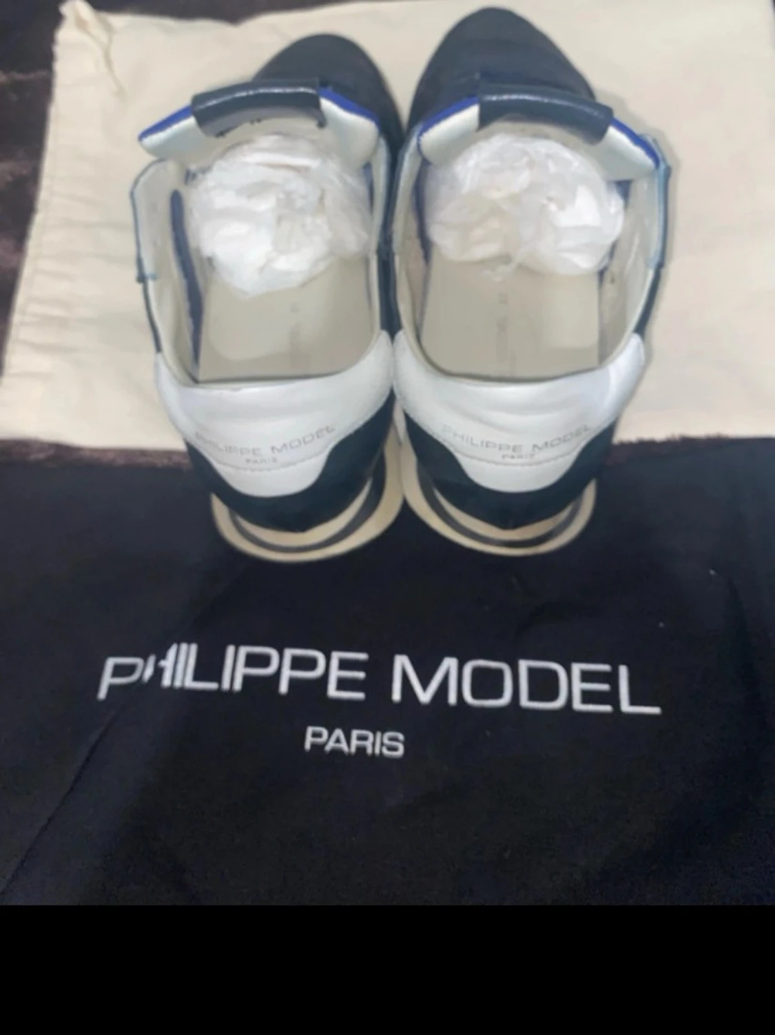 Philippe Model svarta sneakers i skinn - 4