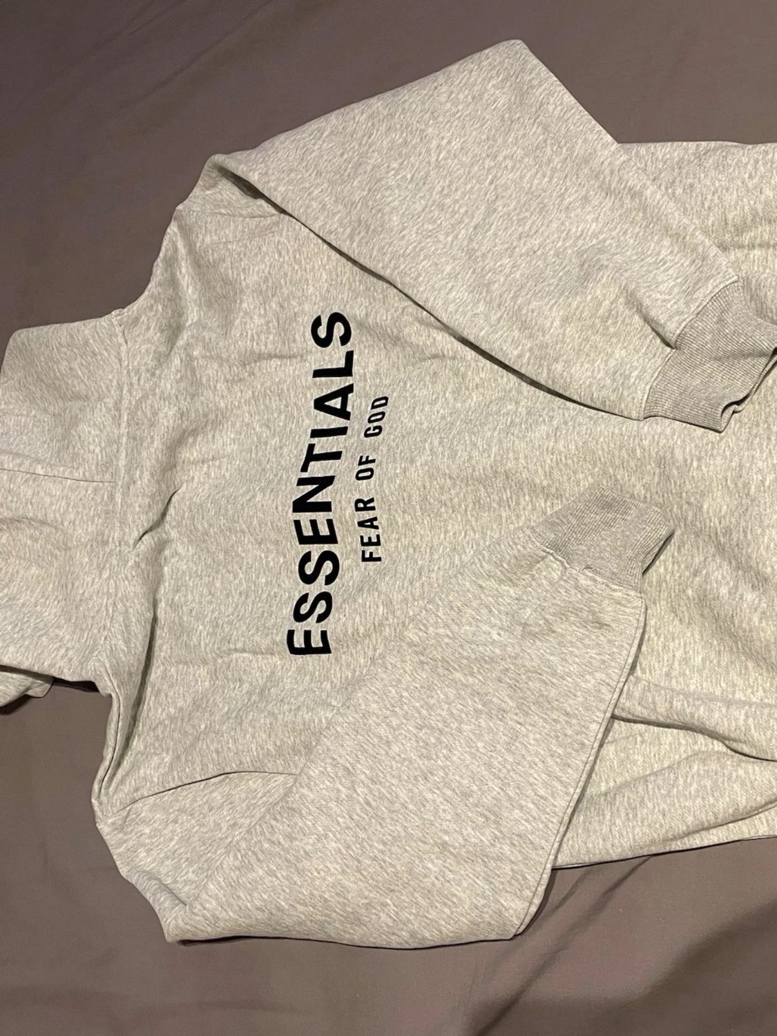 Grå Essentials Fear of God hoodie - 2