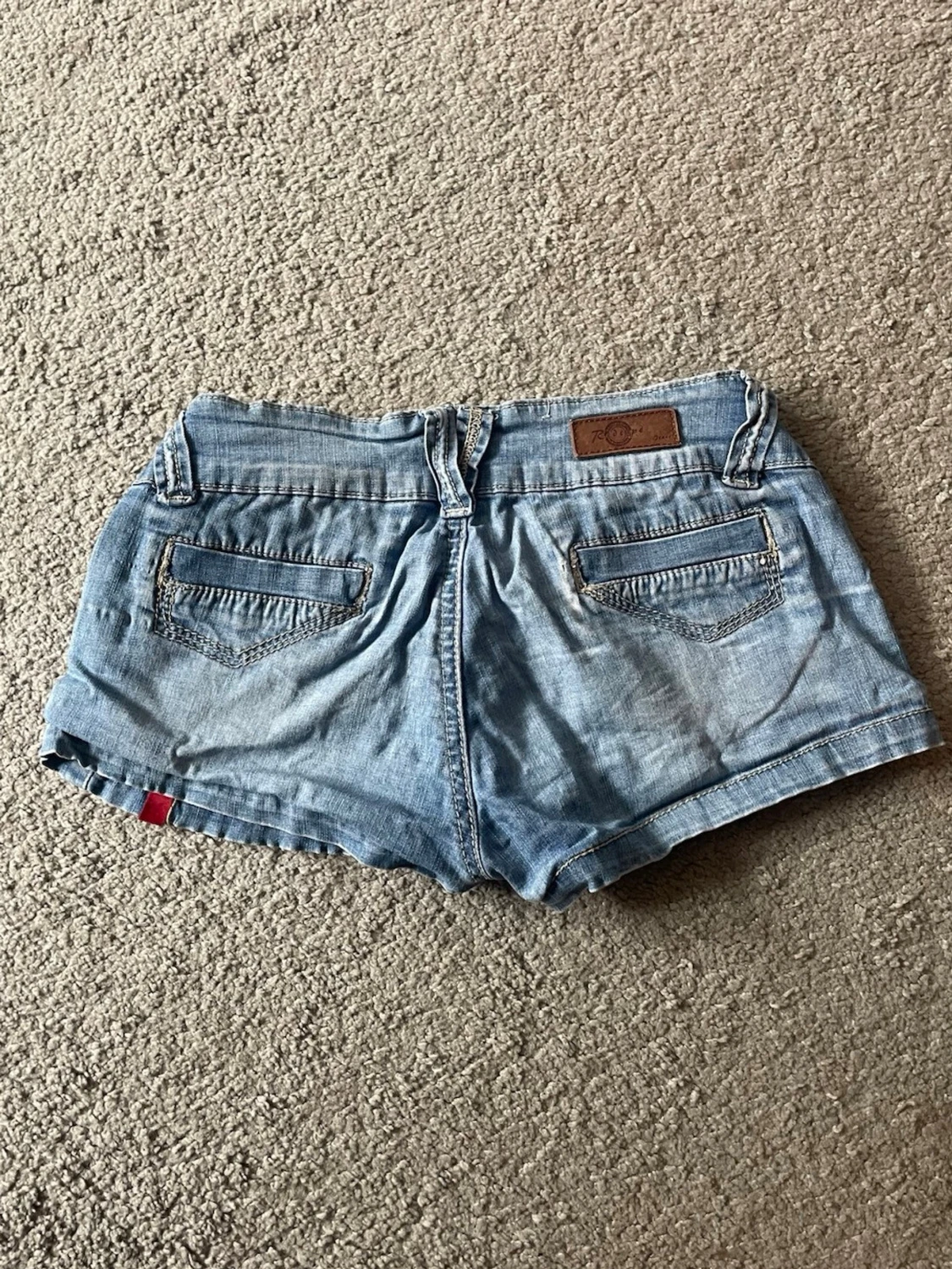 Mini jeansshorts - 1