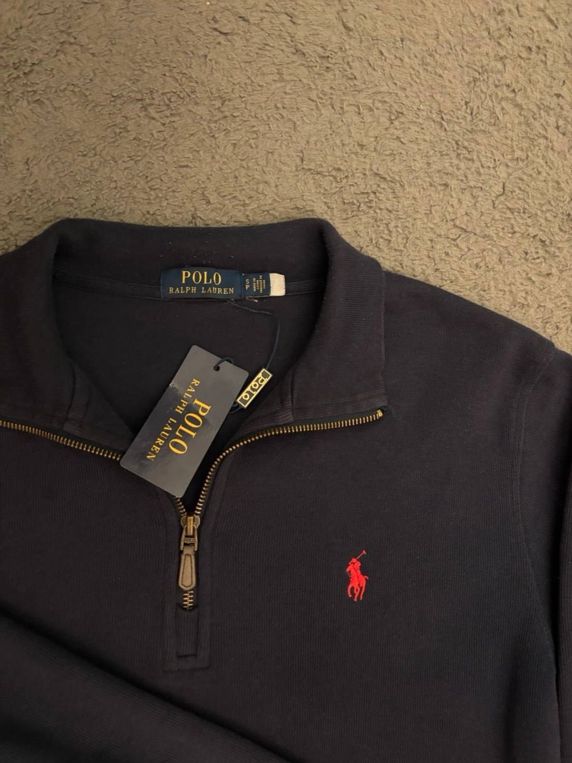 Mörkblå half-zip tröja Polo Ralph Lauren - 1