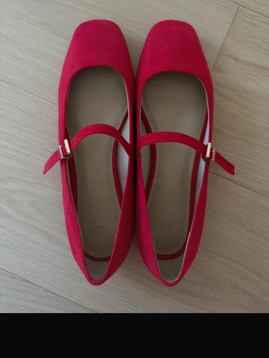 Röda Mary Jane ballerinaskor - 1