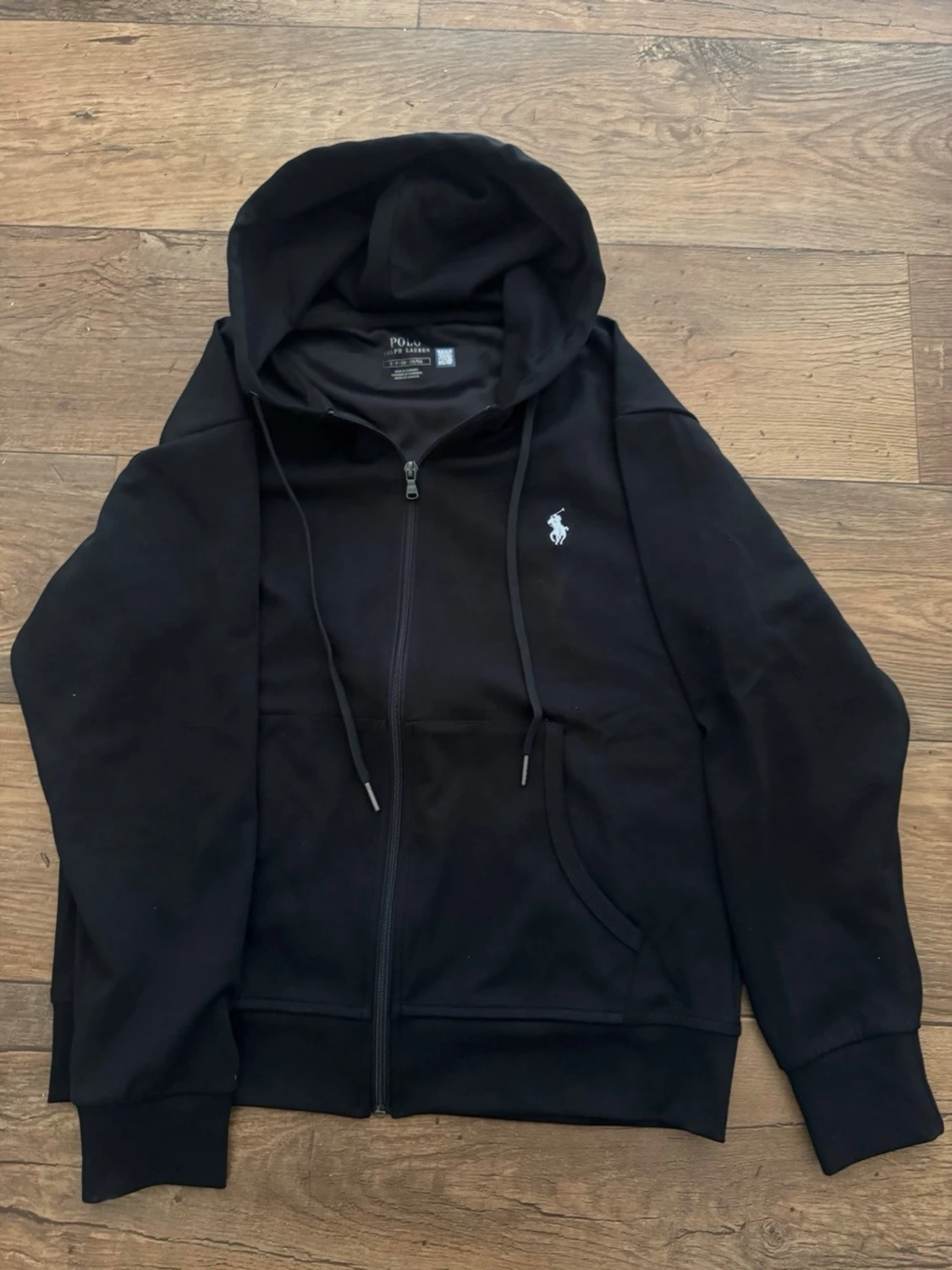 Svart hoodie från Polo Ralph Lauren