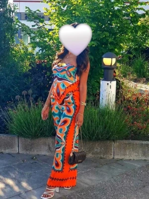 Säljer min virala set från zara  - Den virala zara set i satin material 