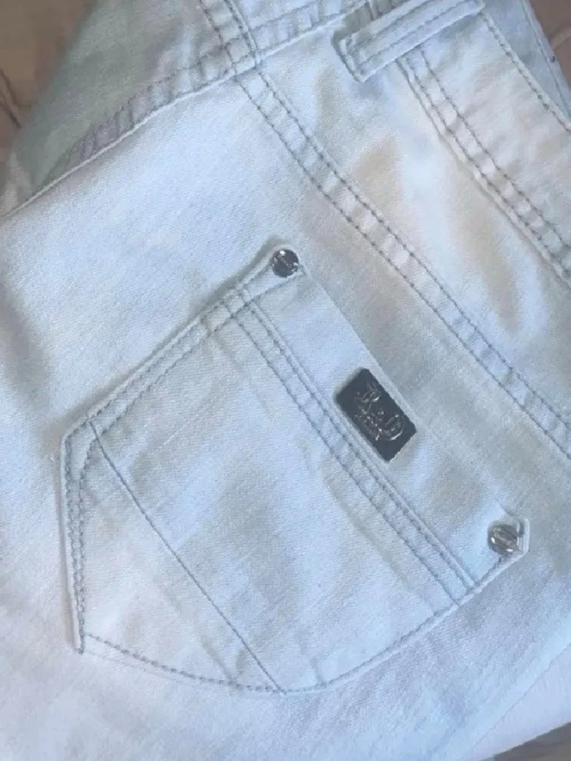 Ljusblå bootcut jeans från Replay - 3