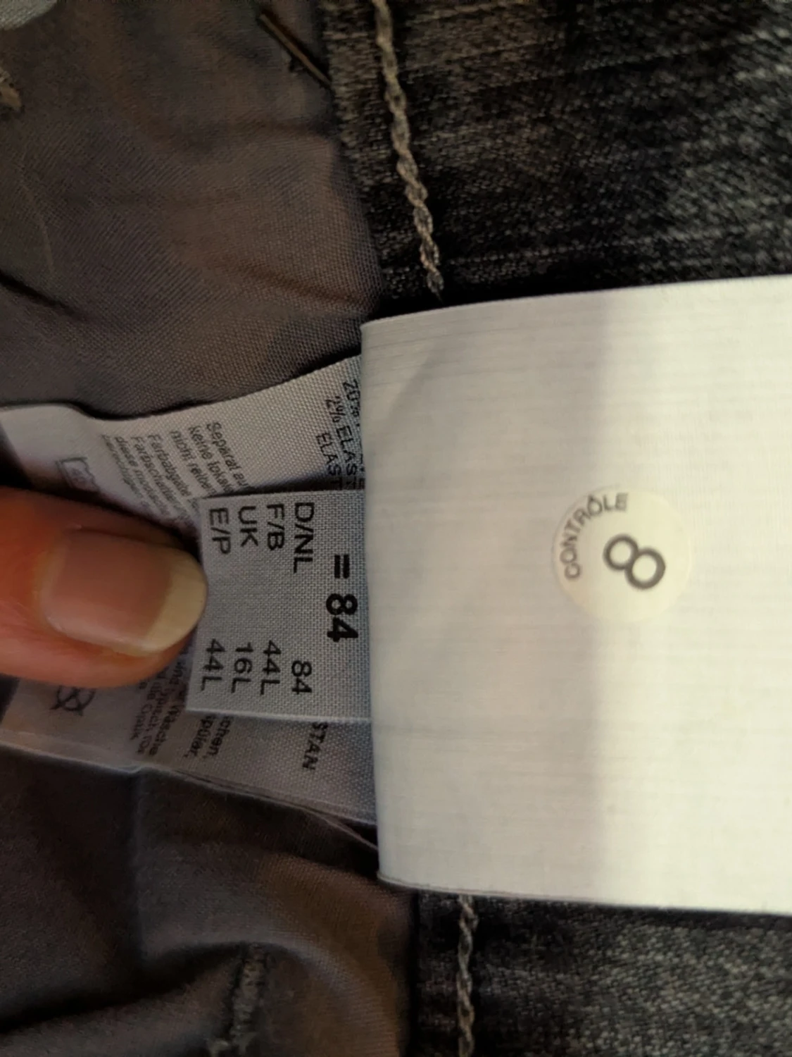 Grå smala jeans från Depot Denim - 4