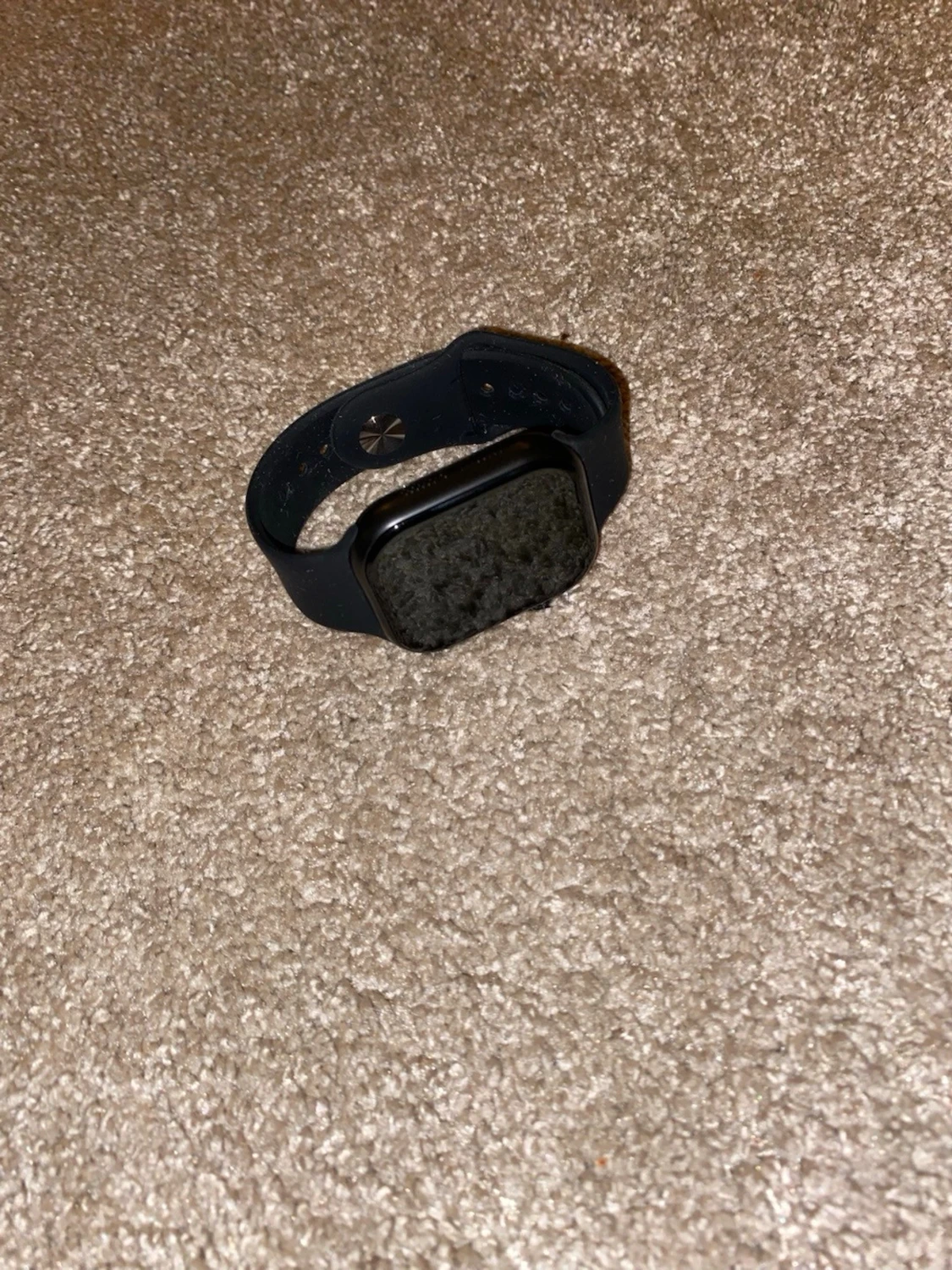 Apple Watch med svart sportarmband - 1