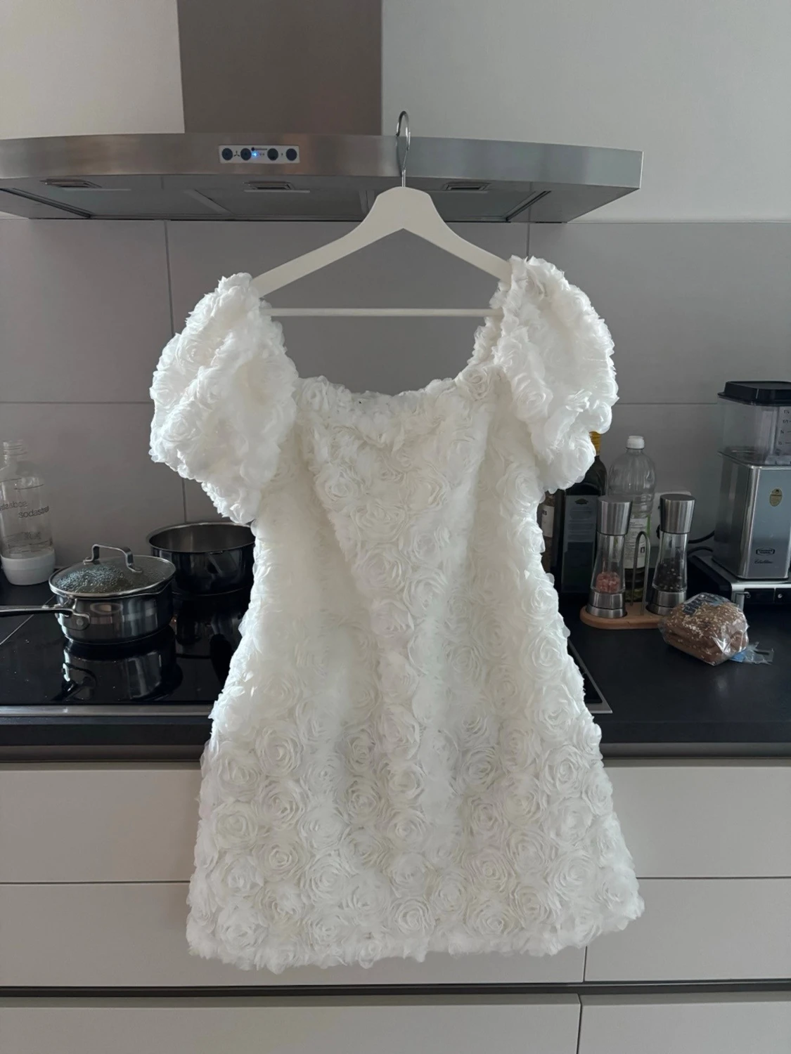 Studentklänning Vit kortklänning