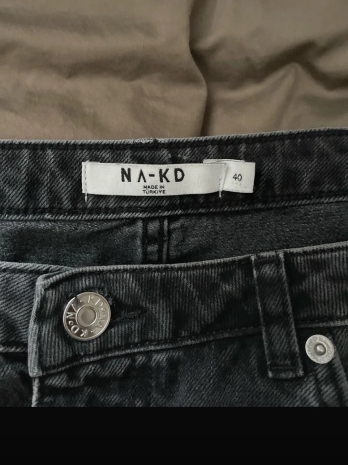 Svarta raka jeans från NA-KD - 6