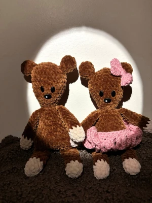 Virkad Mr and Mrs bean Teddy - Virkade av mig 🥰