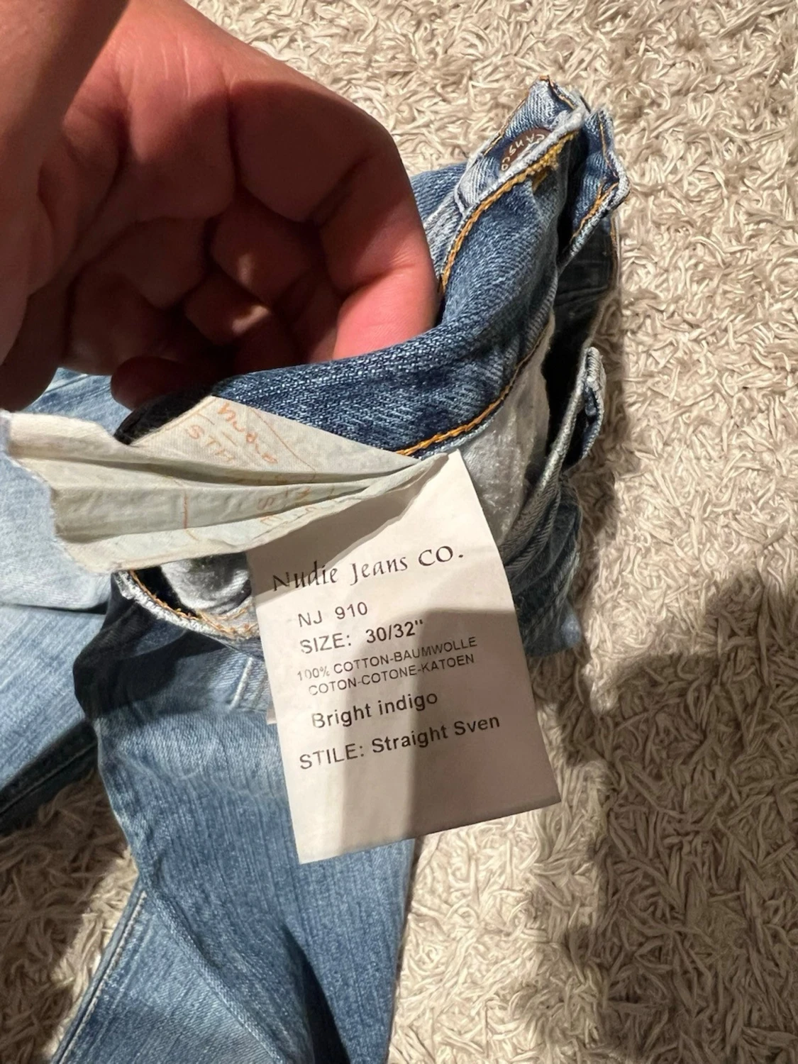 Vintage nudie jeans straight sven 2000 straight flared bootcut - 4
