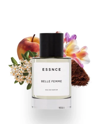 ESSNCE Belle Femme Eau de Parfum - Fräsch och modern parfym från ESSNCE.  Doften har inslag av persika, blommor och mjuka trätoner. Perfekt för dig som gillar fruktiga och blommiga parfymer.