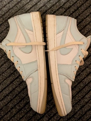 Nike Dunk Low i pastellblå och vit - Jordan blue/blåa passar mycket bra till sommaren väldigt somriga skor o matcher med mycket på sommaren!!                                                                            SKORNA KOSTAR 1700 EGENTLIGEN 