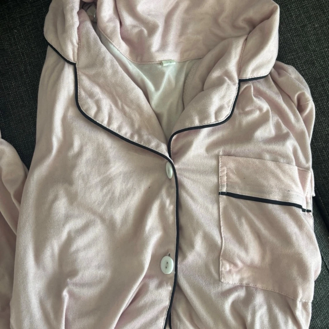 Ljusrosa pyjamas set - 1
