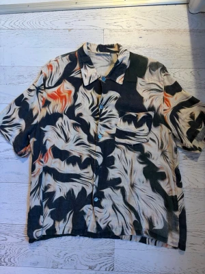 Our Legacy - Box shirt Platigyra Print Linen - Storlek 50, 100% linne