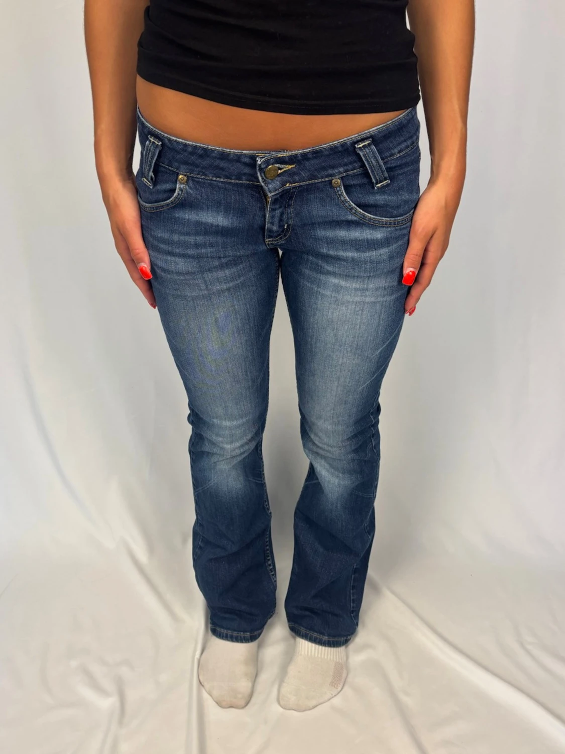 Lågmidjade Jeans - 1