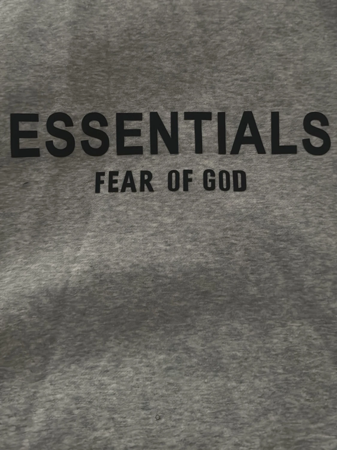 Grey Essentials hoodie - 1