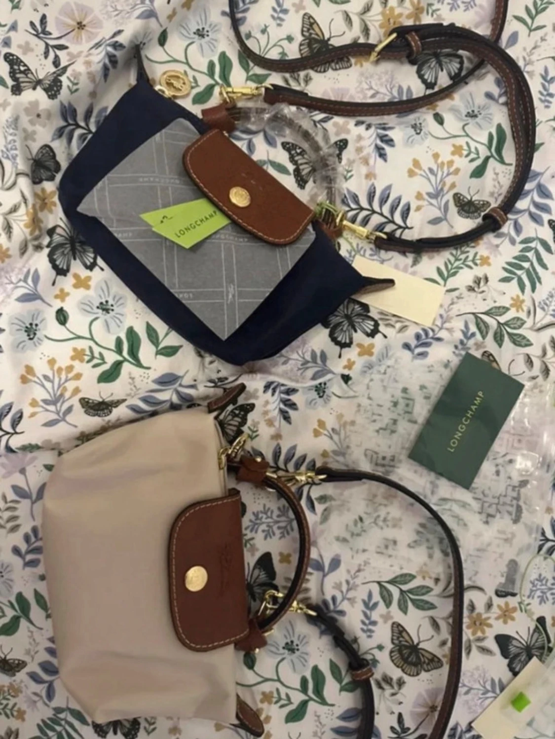 Beige handväska från Longchamp - 4
