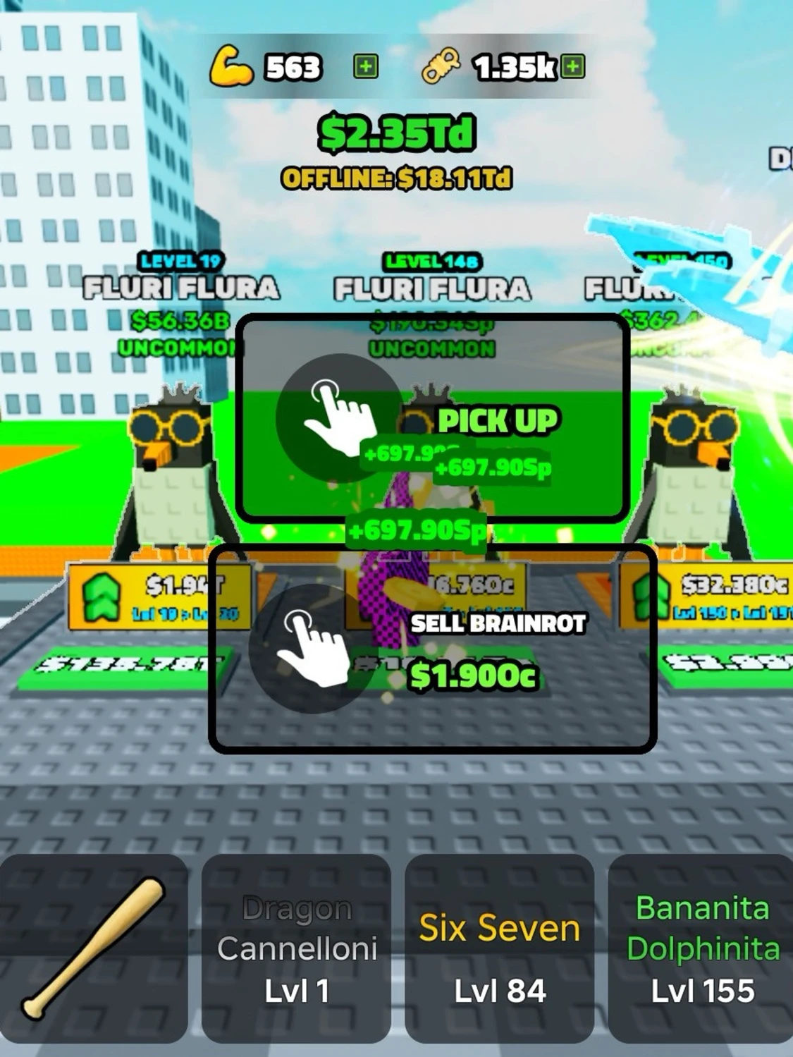 Swing obby for brainrots - 2