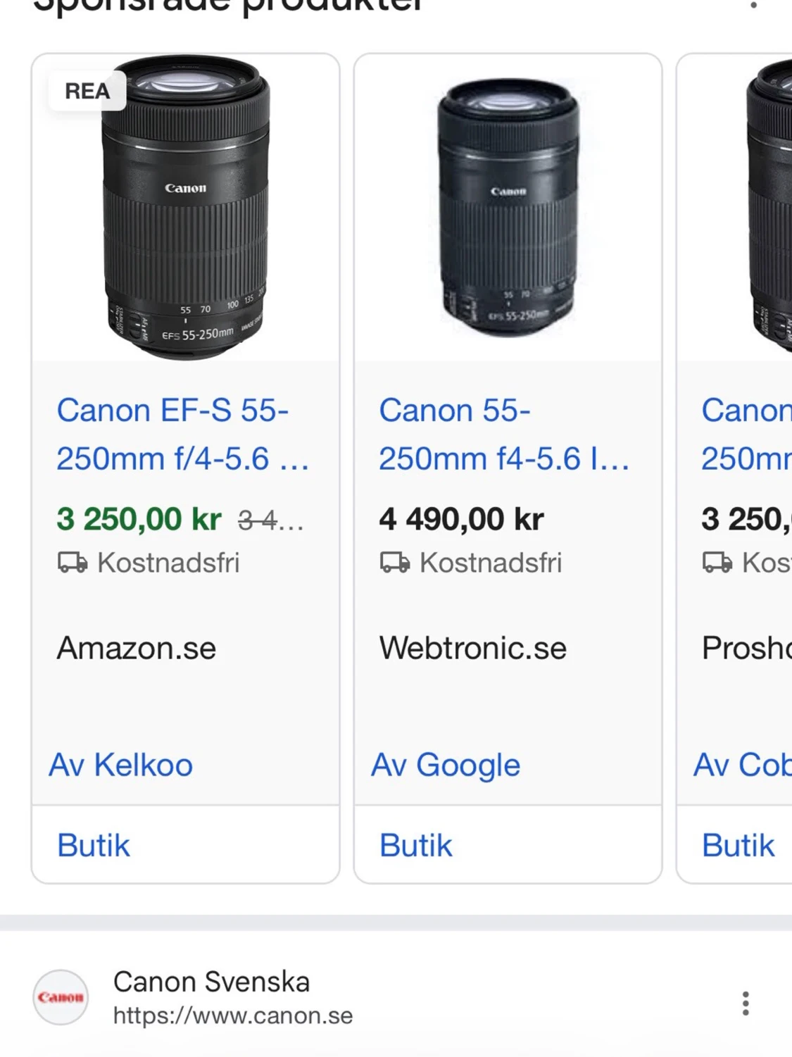 Canon EOS systemkamera med zoomobjektiv - 6