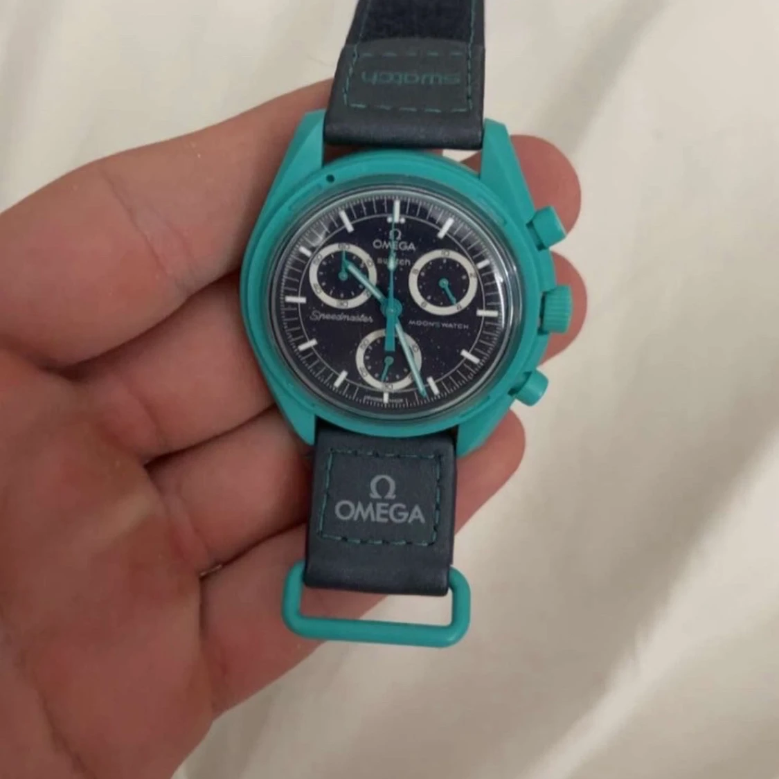 Omega x Swatch blå - 2