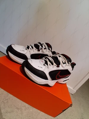 Nike Air Monarch  - Nike Air monarch jätte snygga använd lite men ser ut som ny är ni sugen eller har funderingar skriv till mig!