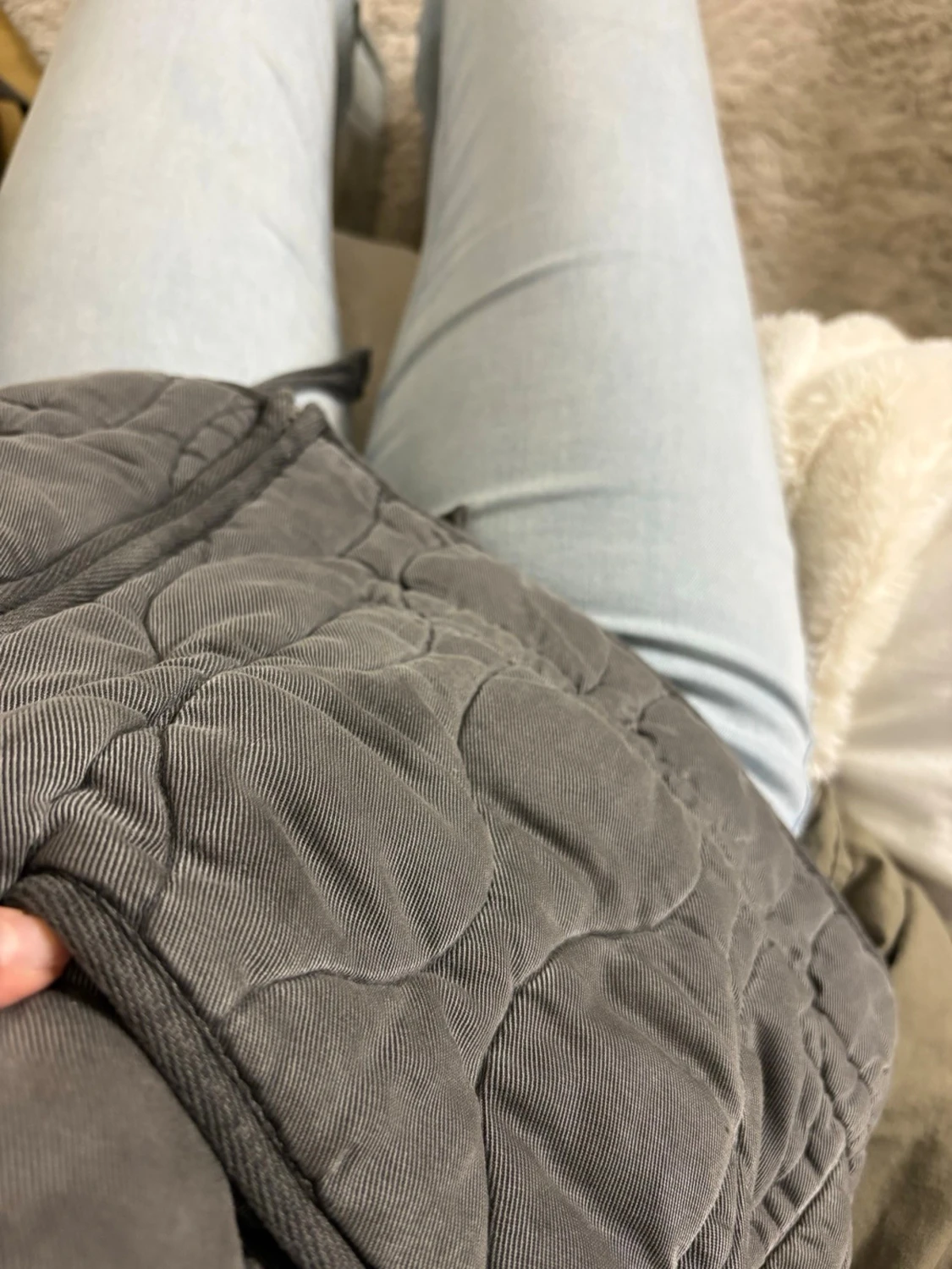 Zara quiltad jacka - 3