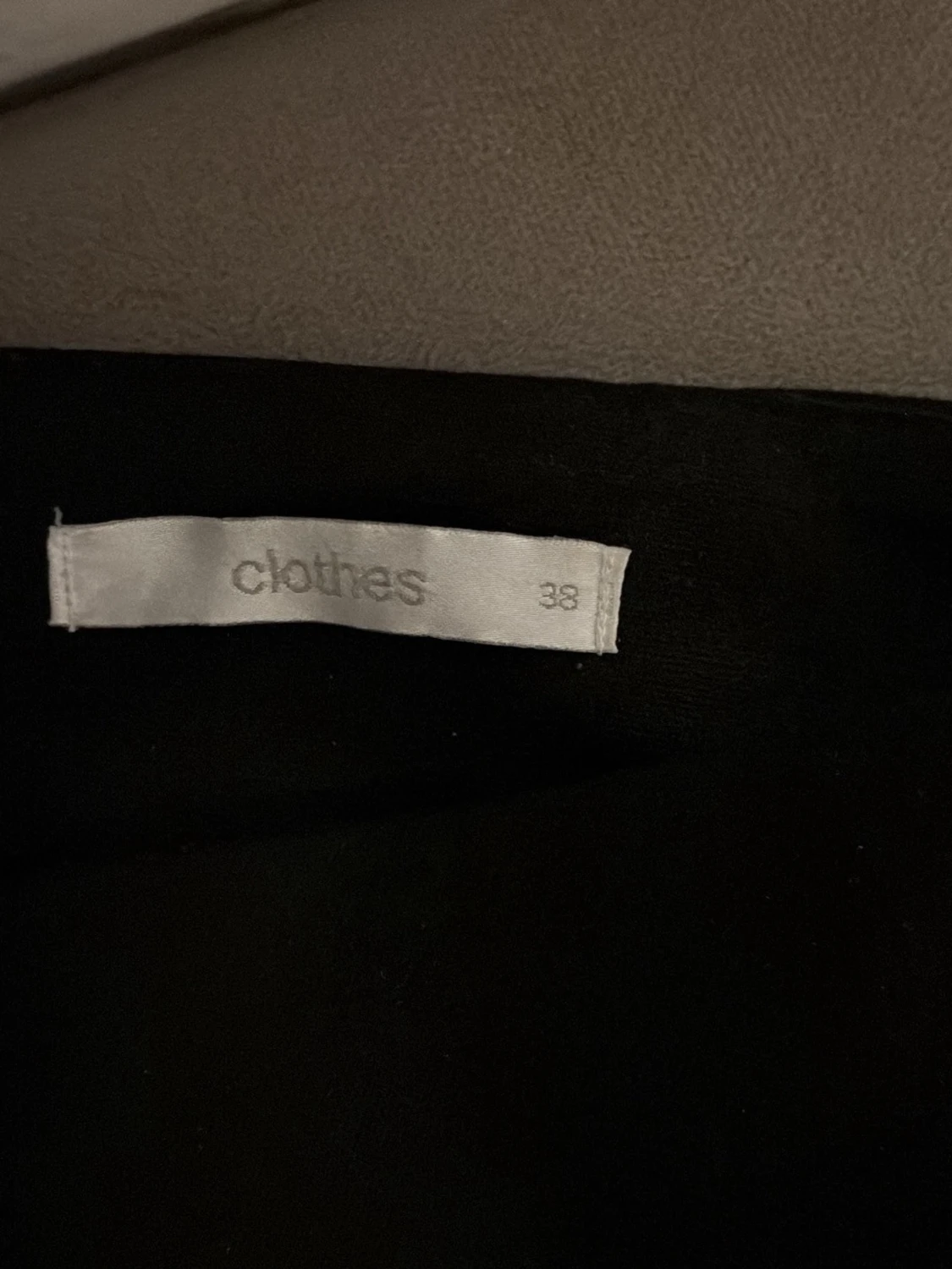 Svarta wide byxor med snörning - 3