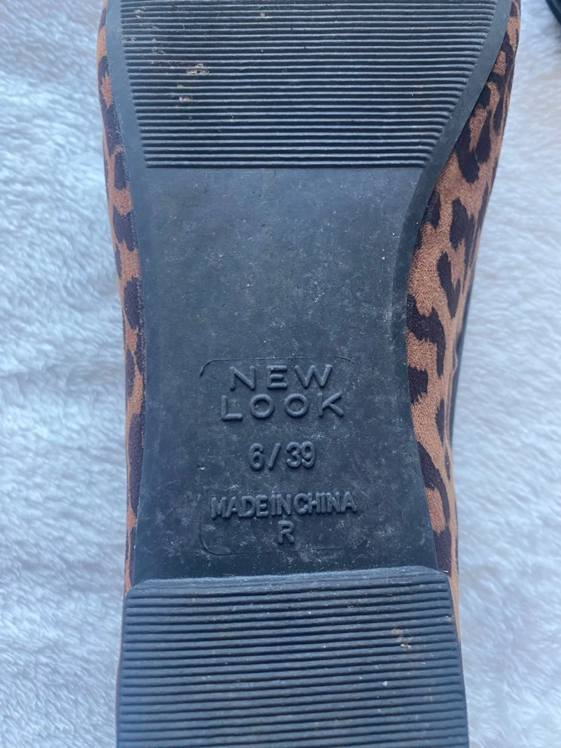 Leopardmönstrade ballerinaskor - 3