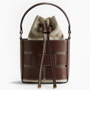 Brun bucket bag - Jättefin populär bucketbag, helt oanvänd💖🥹💖