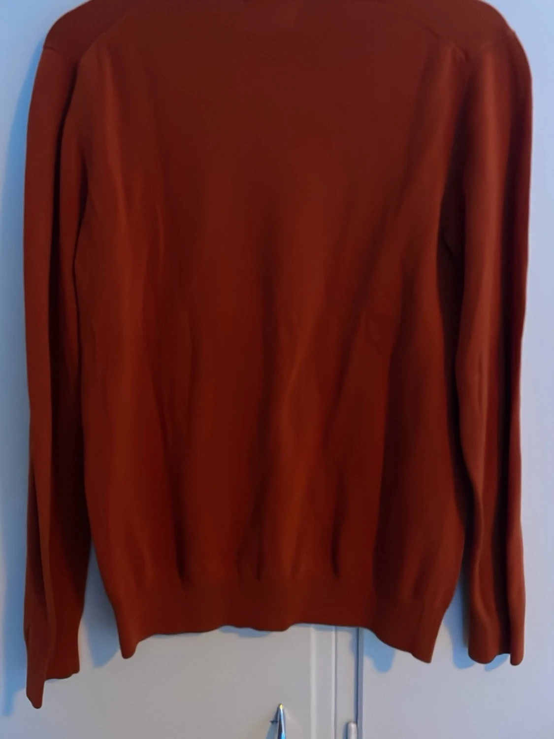 Rostbrun stickad tröja - 1