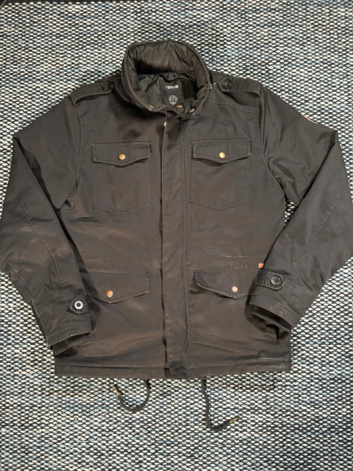 Svart jacka från Solid med fickor - 1