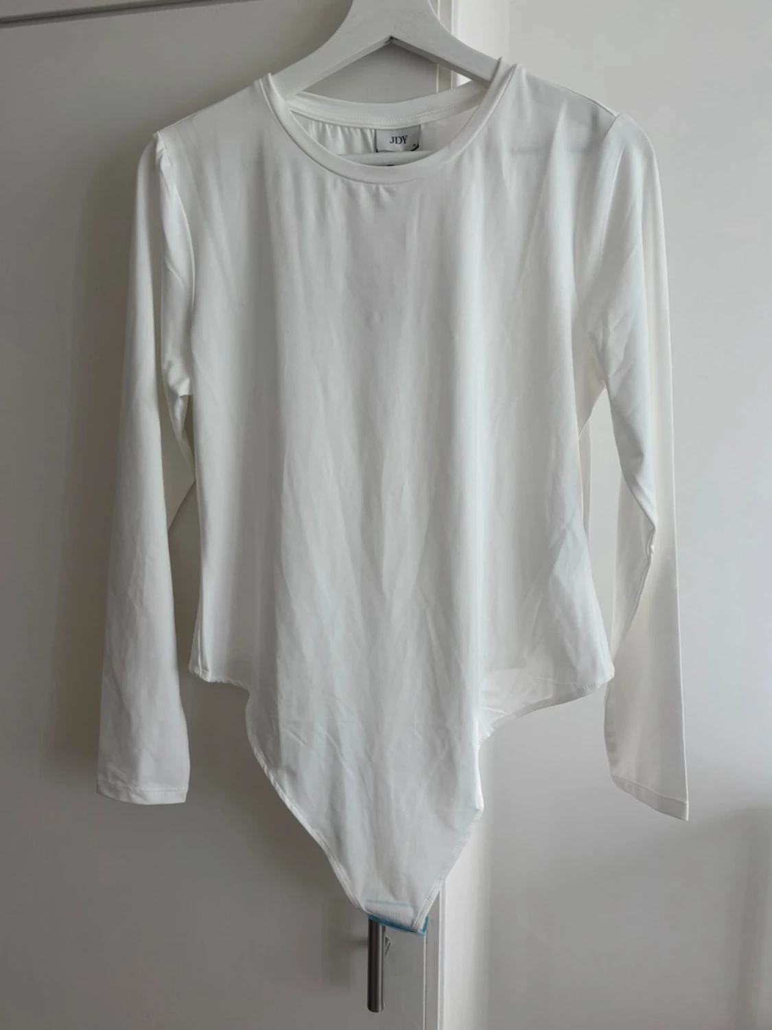 Vit långärmad body 