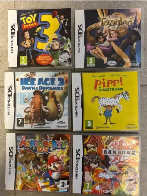 Nintendo DS Spel & fodral  - Nintendo DS spel och fodral 