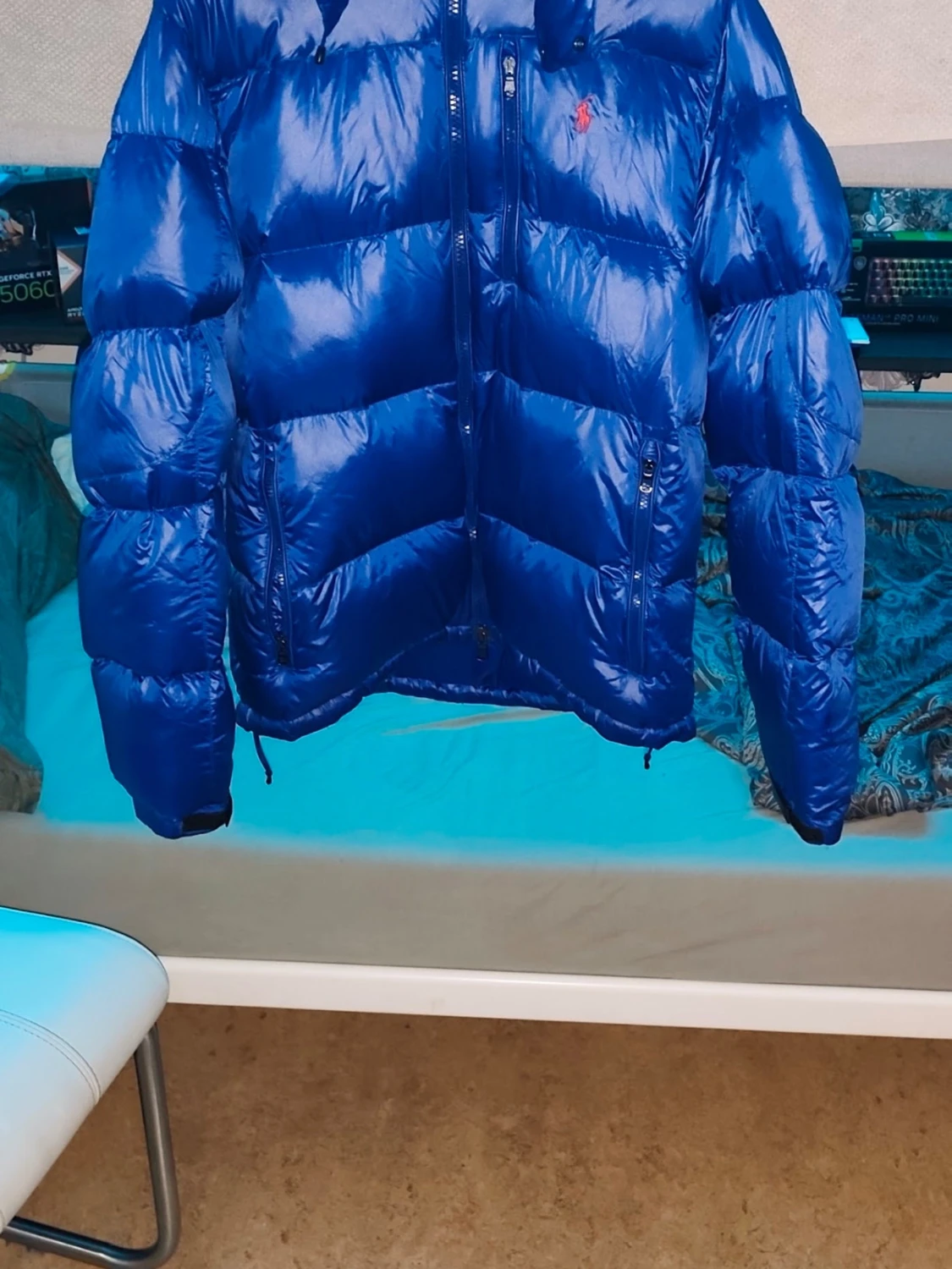 Blå dunjacka från Polo Ralph Lauren  - 1