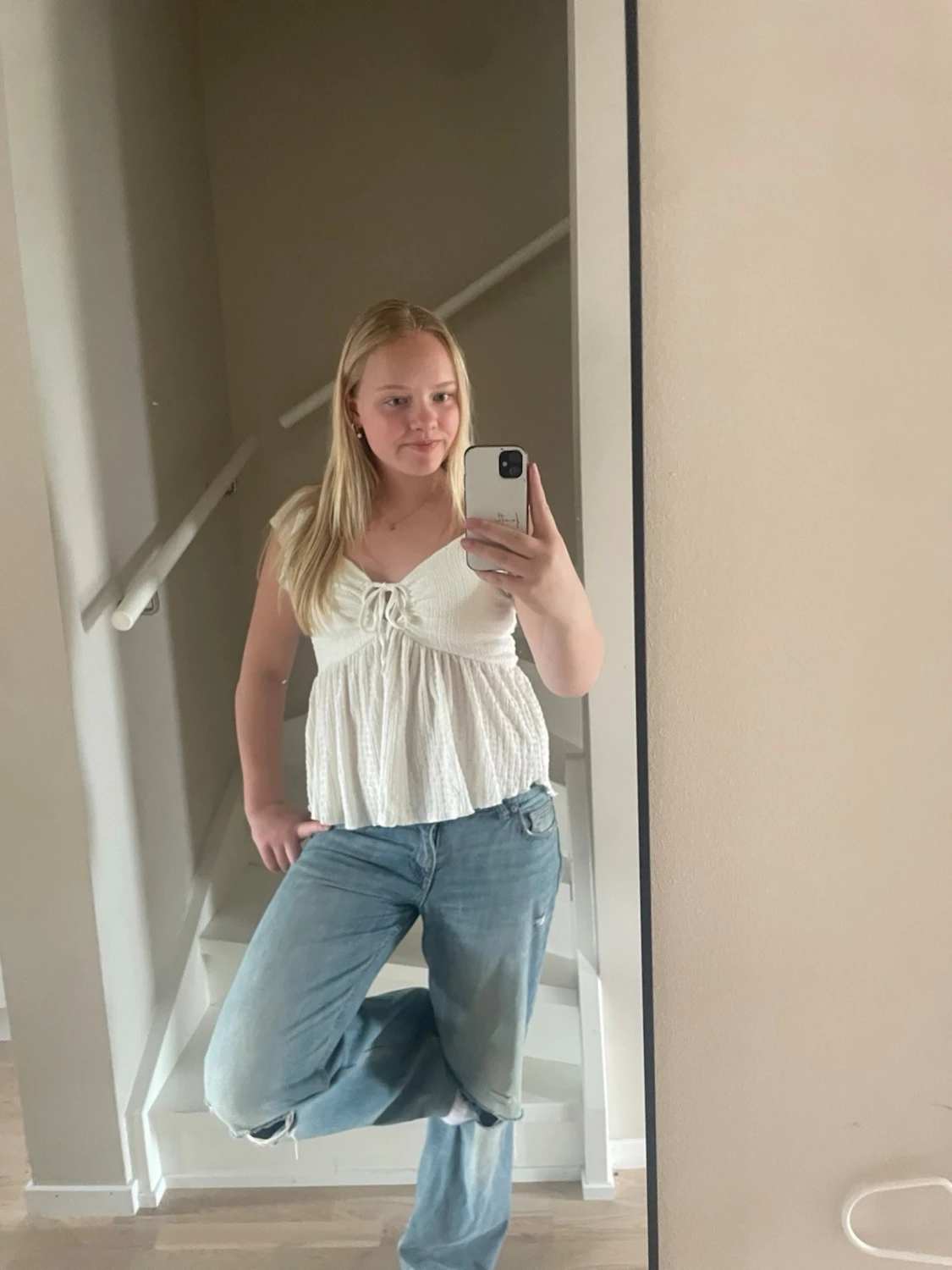 Vit blus