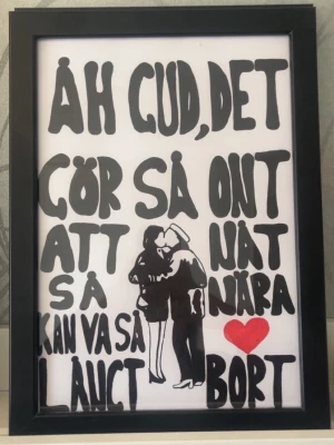 Håkan poster - Snygg Håkan Hellström poster, målad av mig, ramen ingår inte🫰🏻