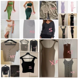 Klädpacket bundle - Klänningarna är i storlek XS. Majoriteten är oanvända och passar vid olika tillfällen 🌸