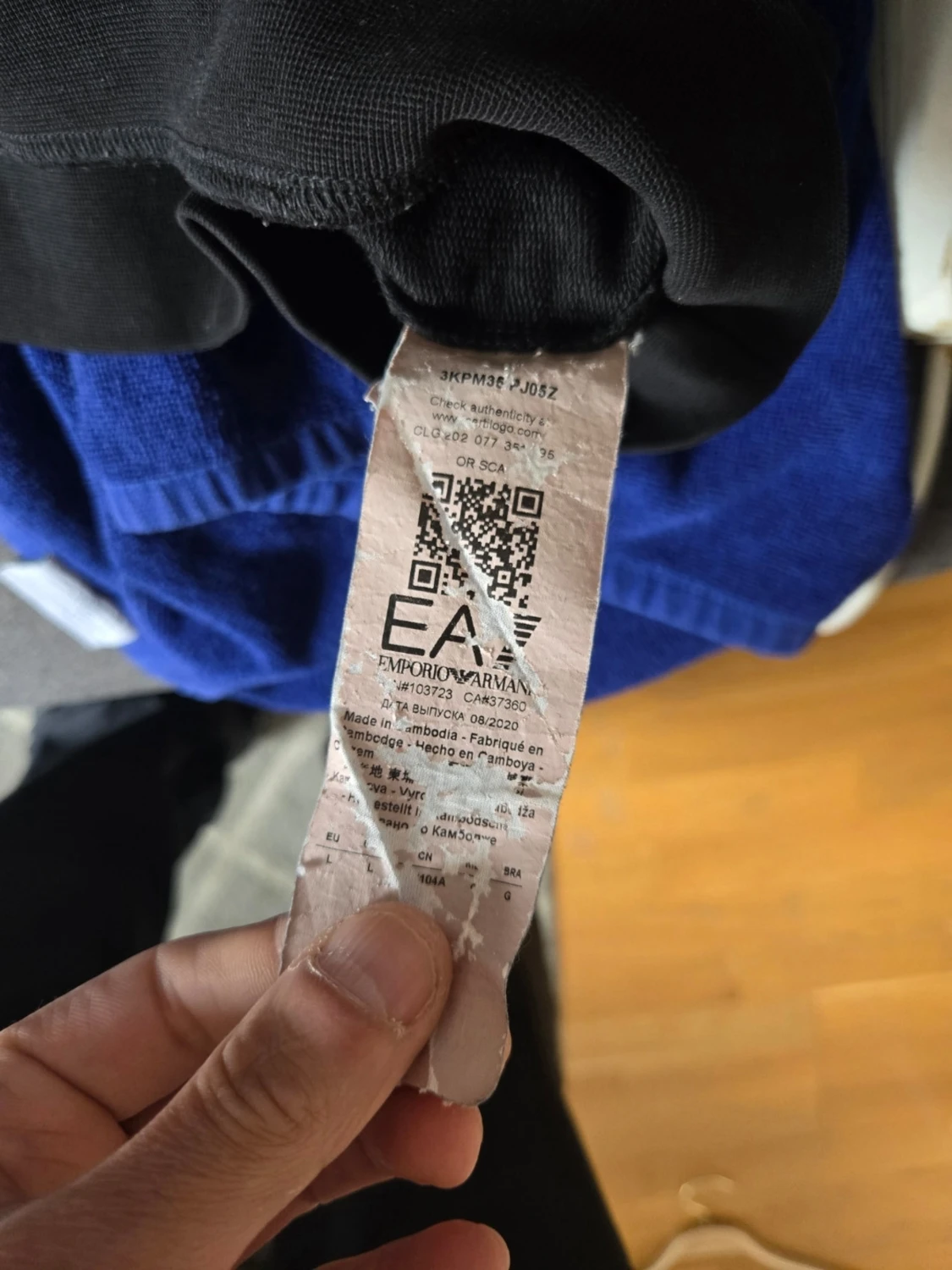 Svart sweatshirt från EA7 Emporio Armani - 2