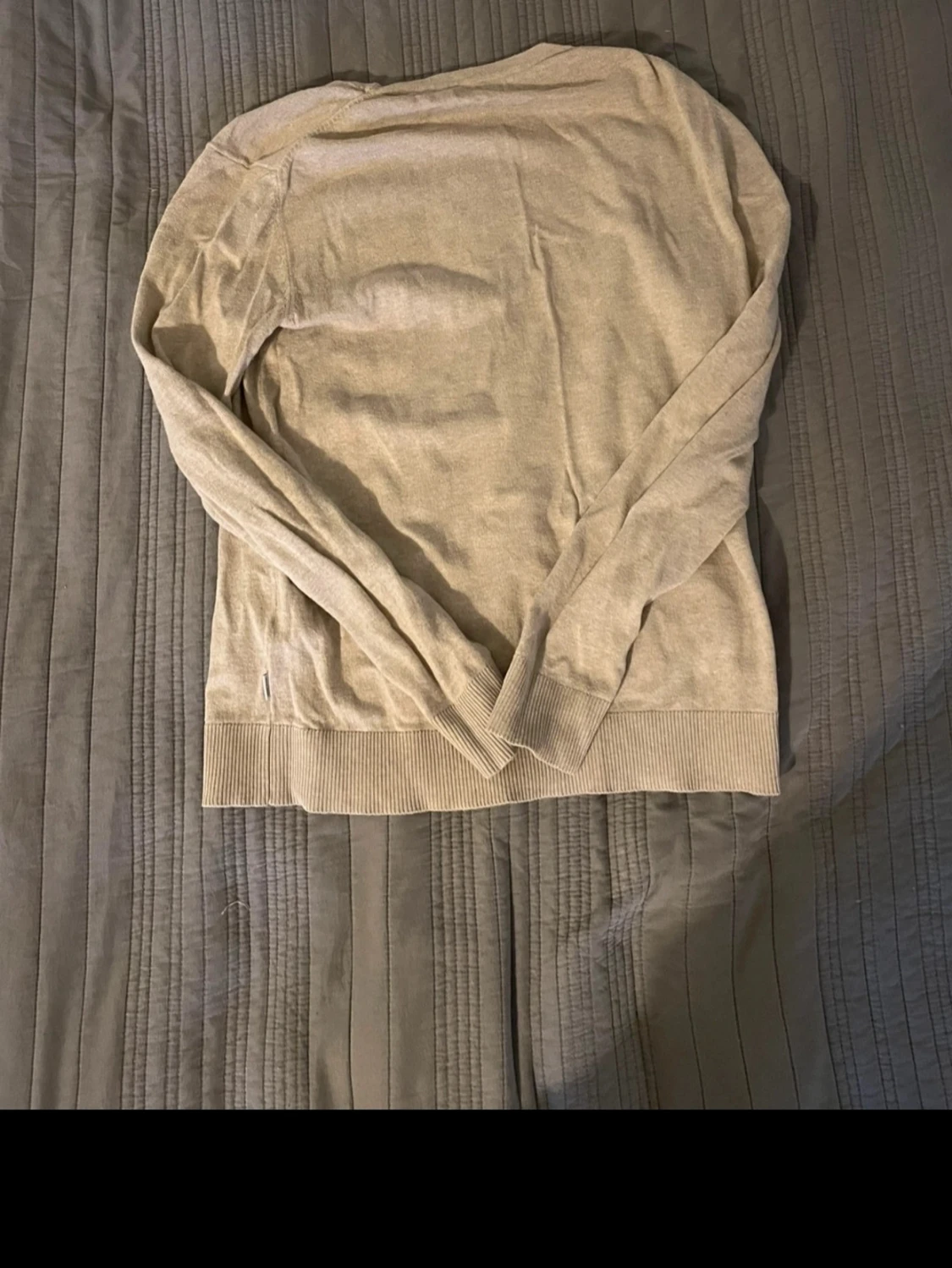 Beige stickad tröja Jack & Jones - 1