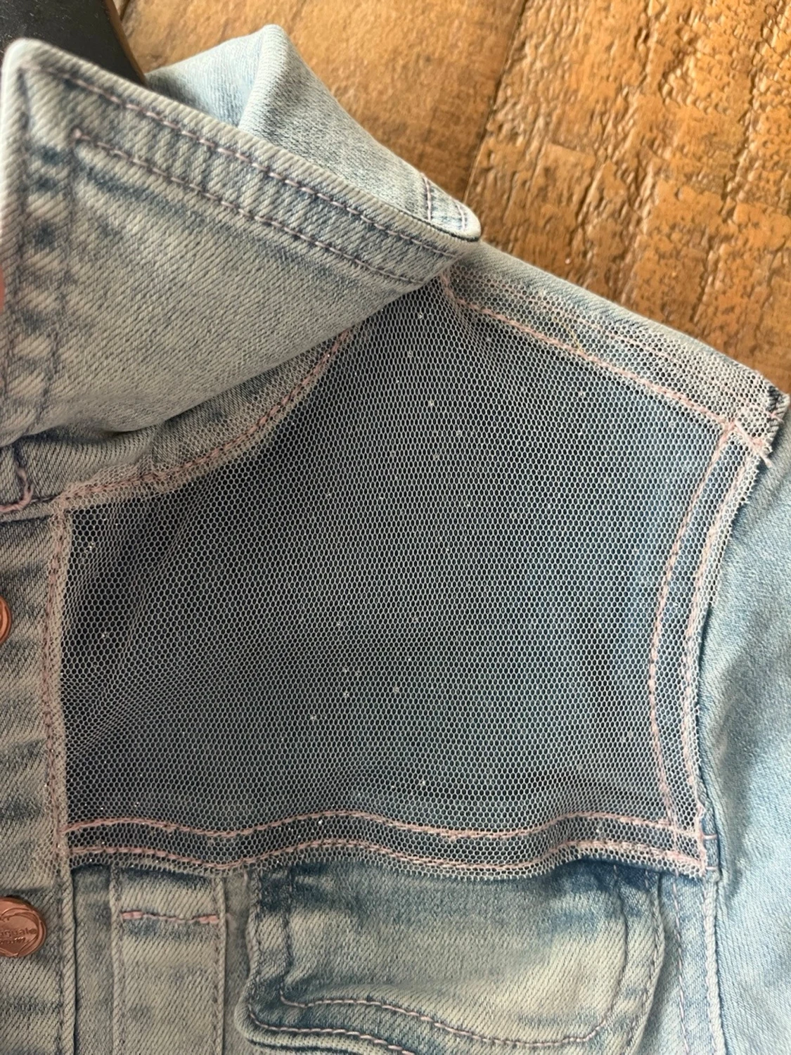 Ljusblå jeansjacka från Desigual - 5