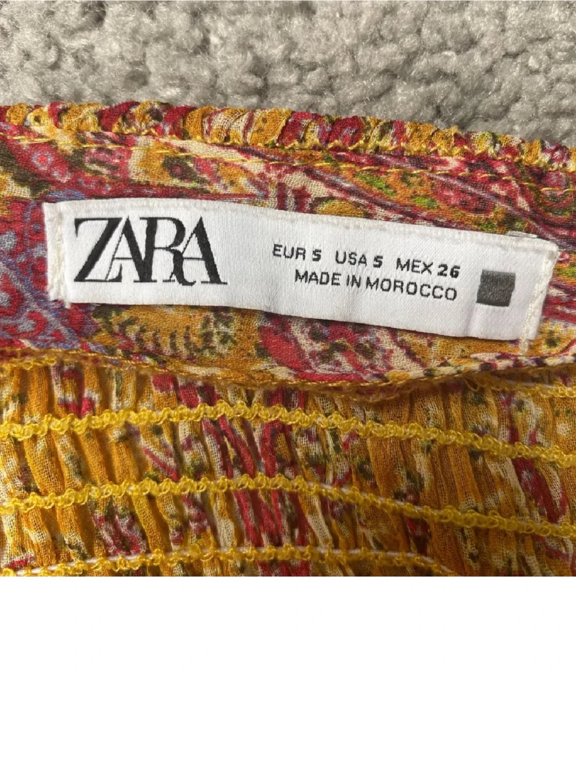 Färgglad volangkjol från Zara  - 3