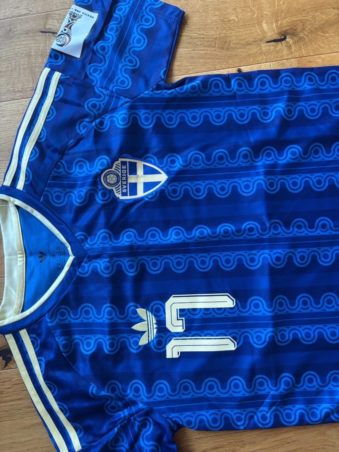 Blå Sverige fotbollströja Adidas - 2