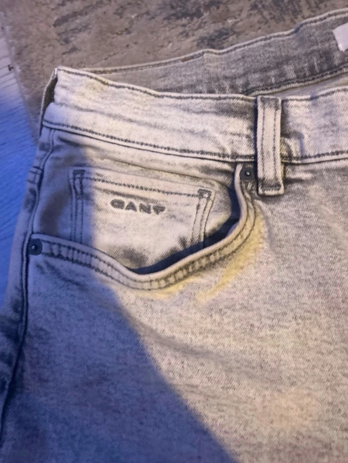 Gant Ljusgrå slim jeans  - 3