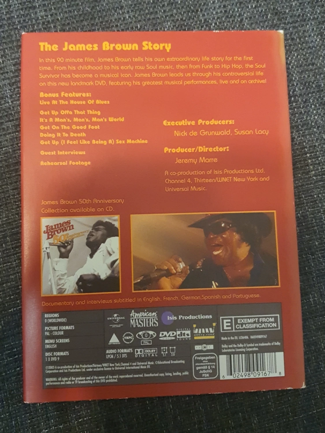 James Brown Soul Survivor dvd - 1