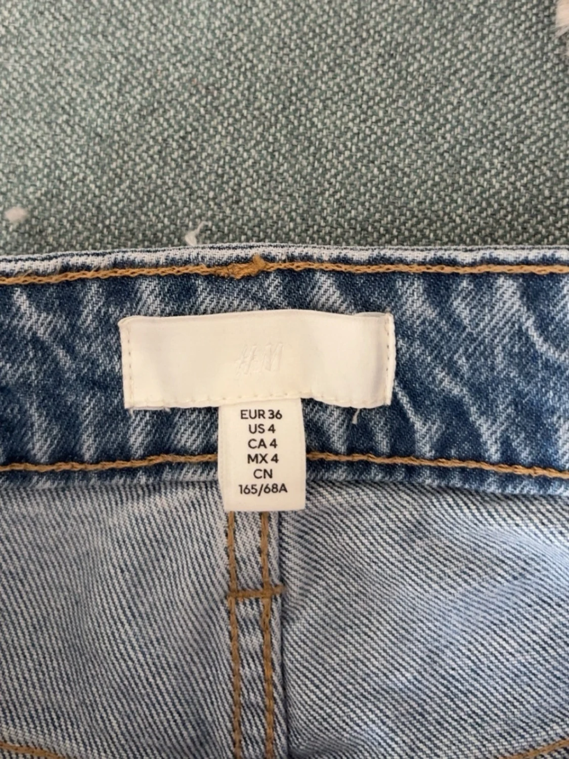 Ljusblå raka jeans - 5