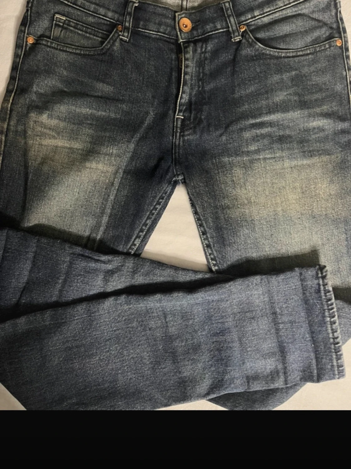 Blå slim fit jeans från Drdenim