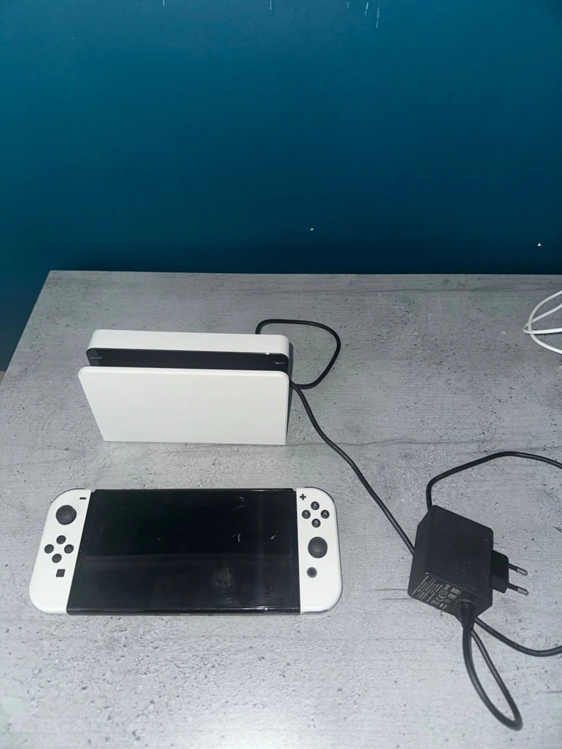 Nintendo Switch OLED vit konsol - 2