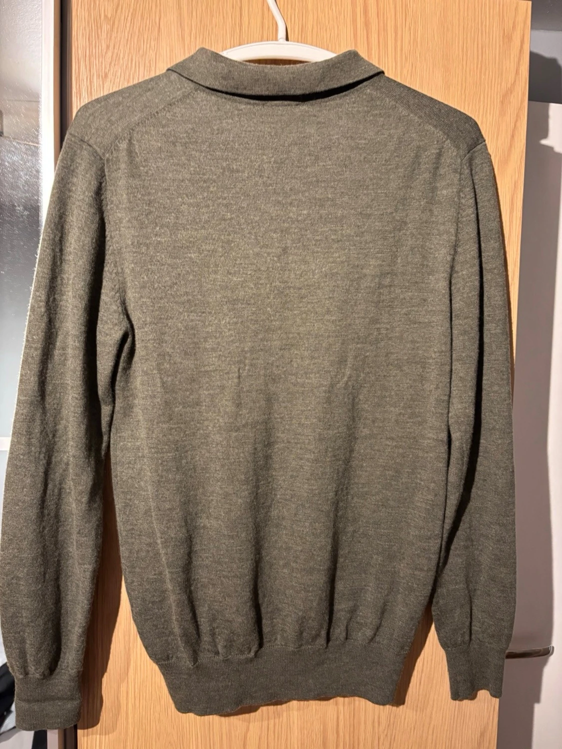 Piké tröja i merinoull  - 1