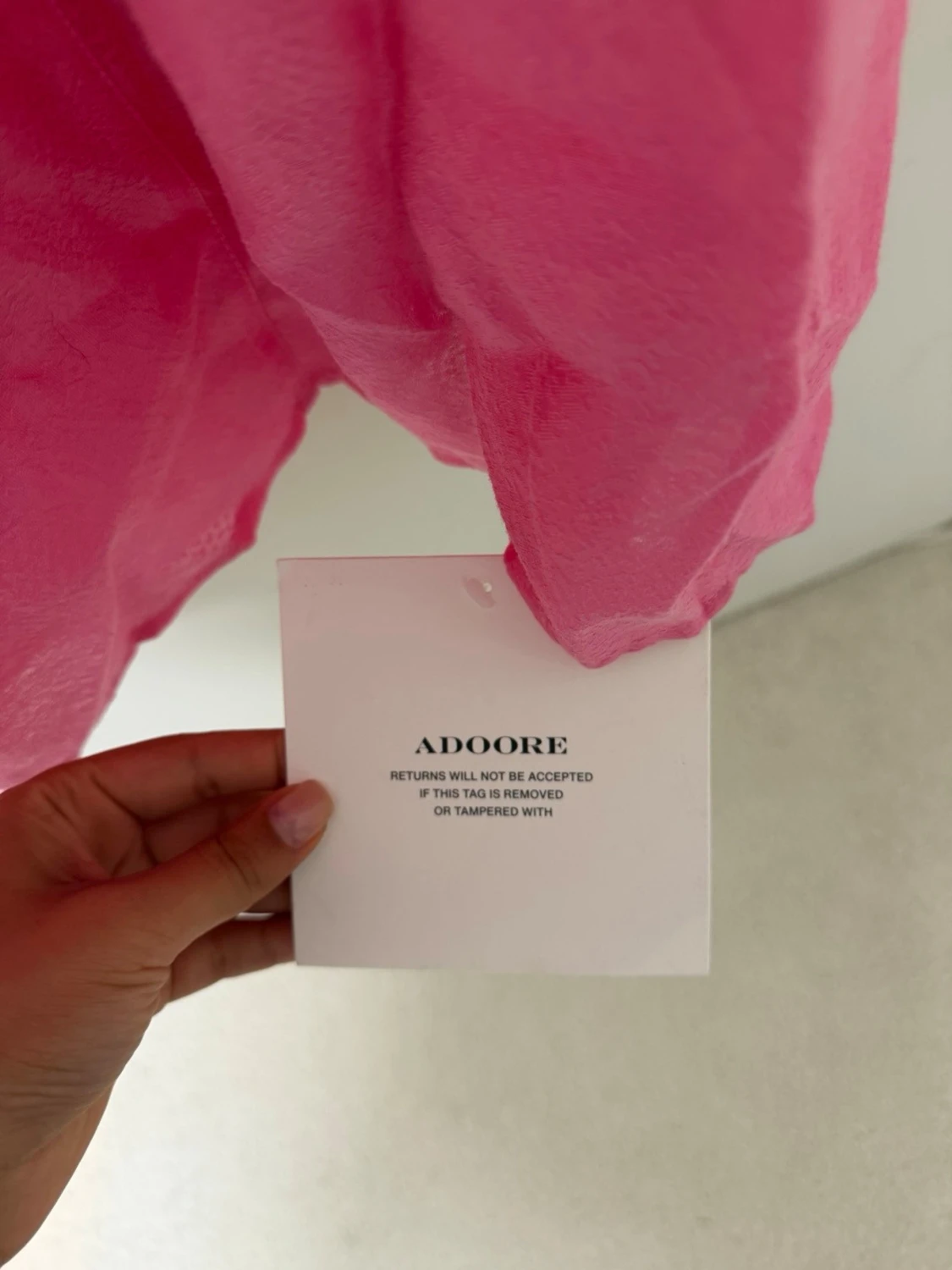 Adoore Andora Halter Dress Hot Pink Stl. 32 - 3