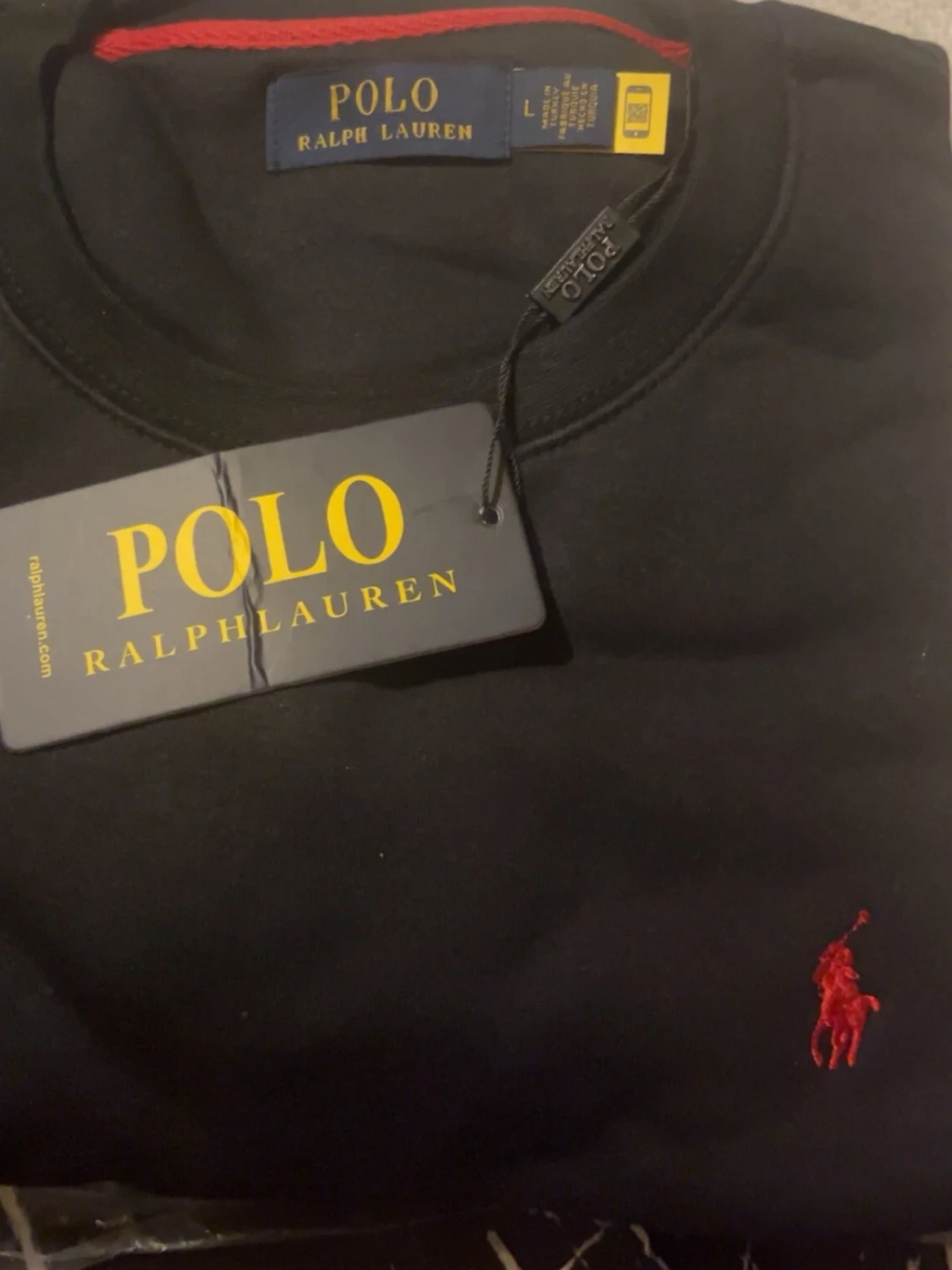 Mörkblå sweatshirt  - 1